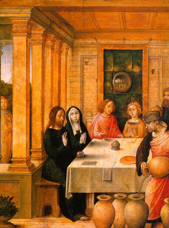 Juan de Flandes The Marriage Feast at Cana 2 oil painting image